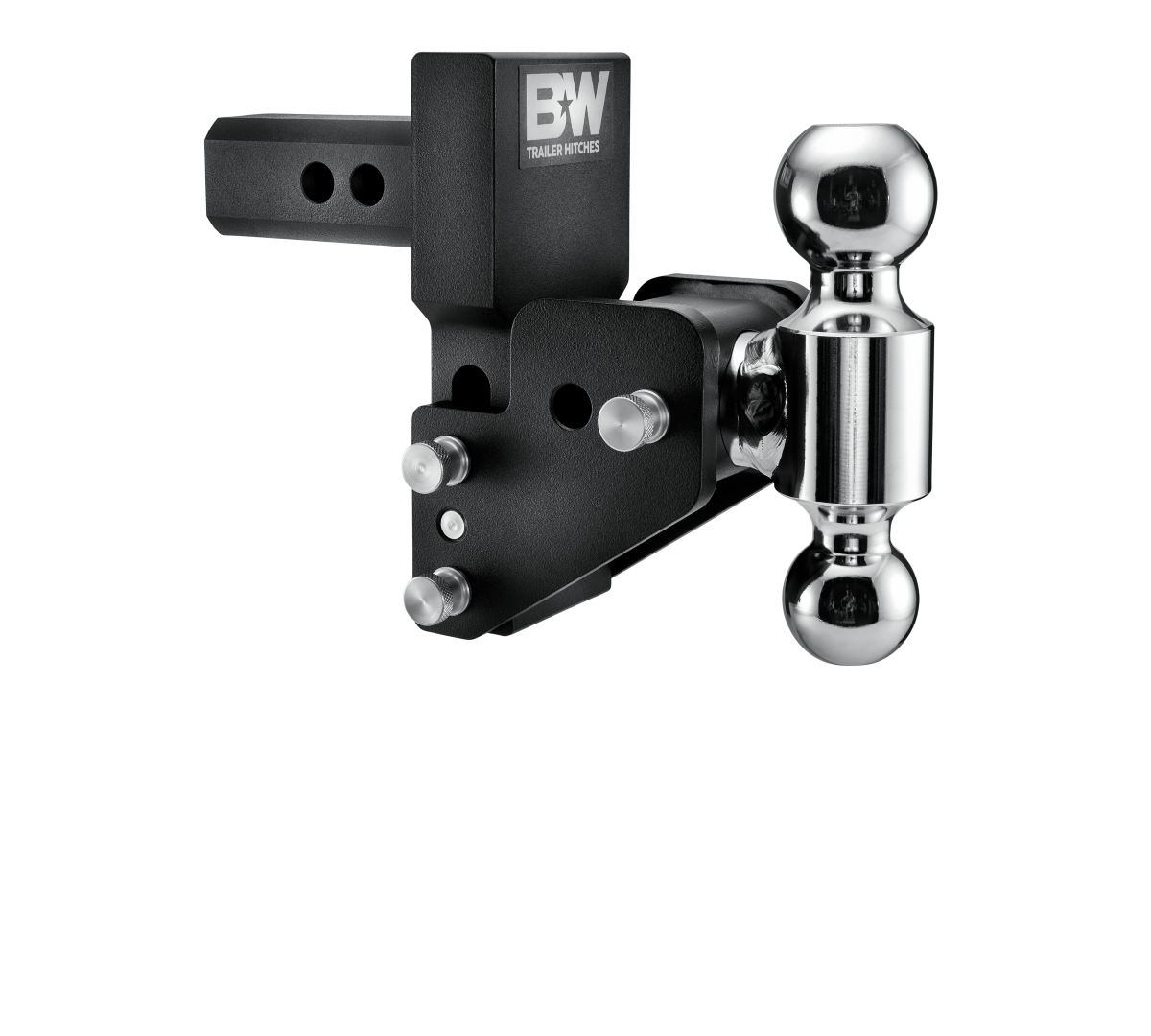B&W Trailer Hitches - TS10063BMP 2 in Model 7 Blk Tow & Stow Dual Ball for Multi-Pro Tailgate