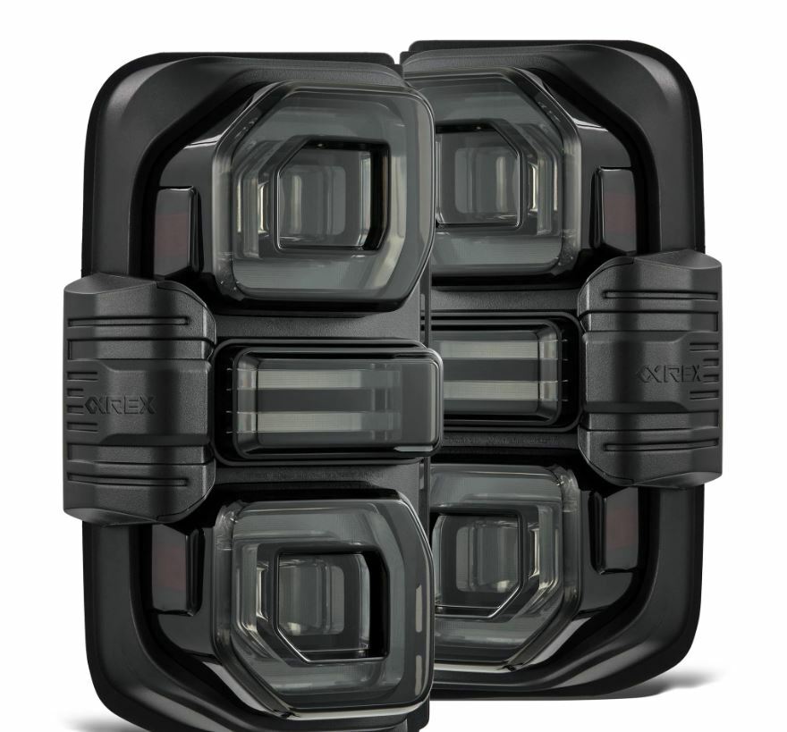 AlphaRex 659020 Prismatic LED Taillights Alpha Black