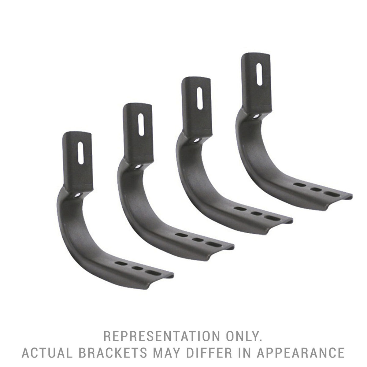 Go Rhino 6840475 - OE Xtreme Side Steps - Mounting Brackets Only -Textured Black