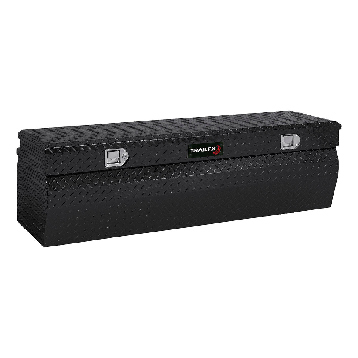 TrailFx - 56 Inch Aluminum Wedged Truck Chest- Gloss Black (150562)