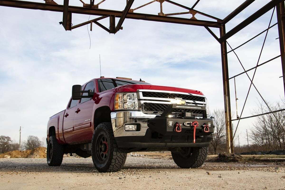 Rough Country - EXO Winch Mount Kit - Chevy Silverado 2500 HD 3500 HD (11-19) - 10764