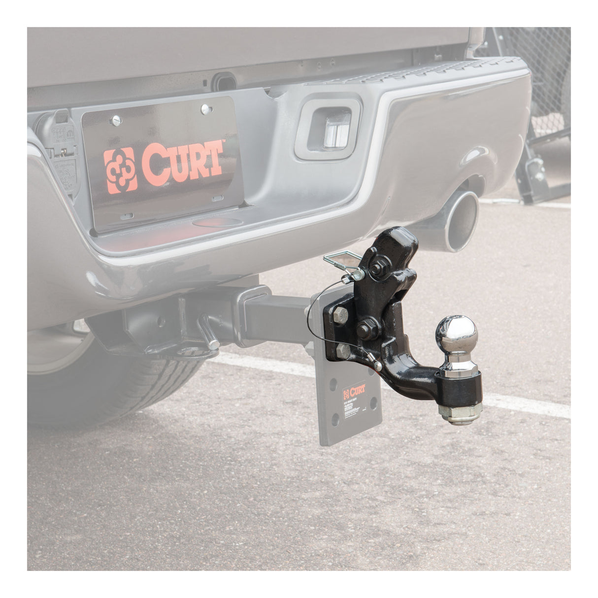 Curt - Ball & Pintle Hitch (2-5/16" Ball, 16,000 lbs. Ball Capacity) - 48200