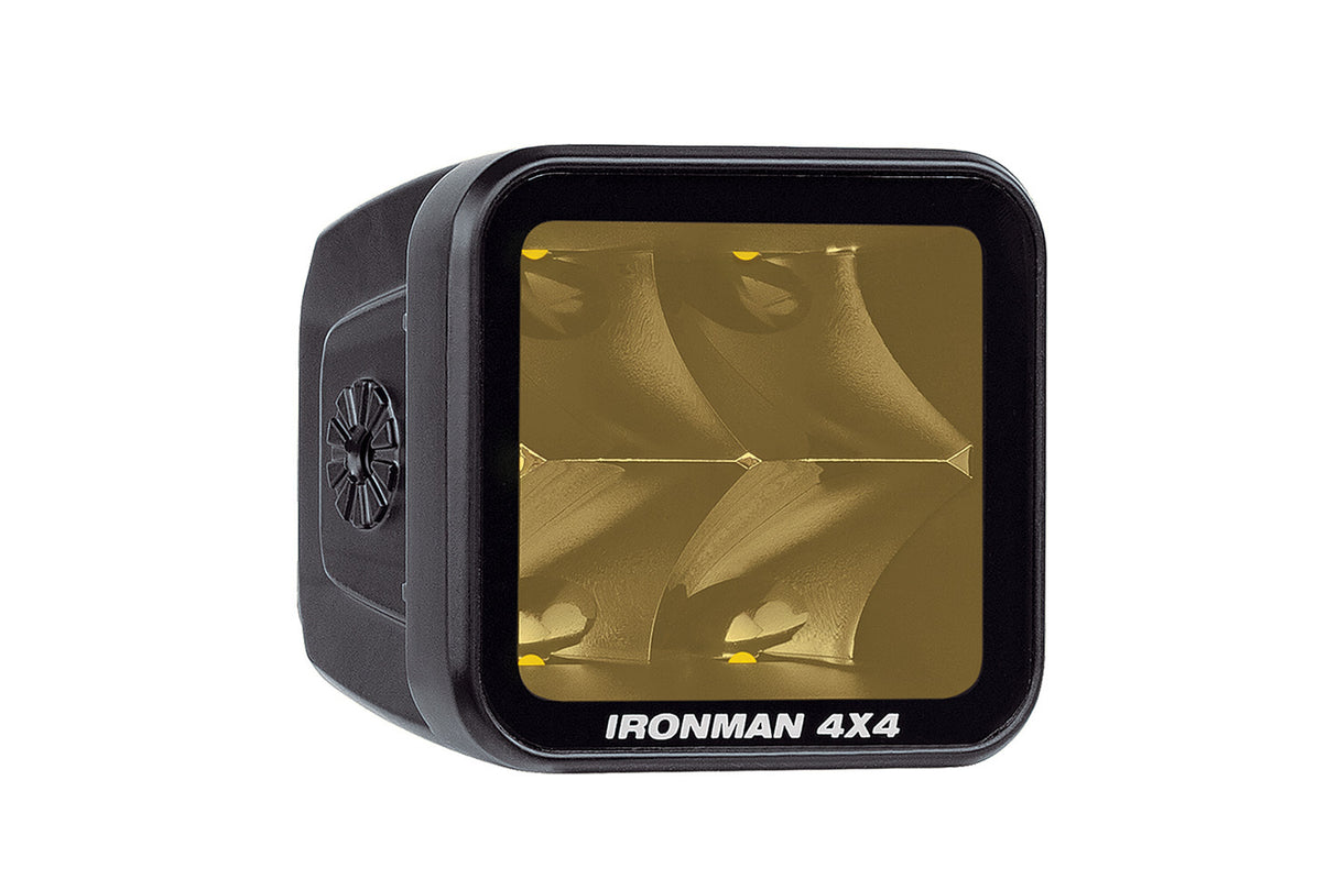 Ironman 4x4 - 3.2" 40W LED CUBE LIGHT KIT, SPOT BEAM - AMBER - ILED80BA