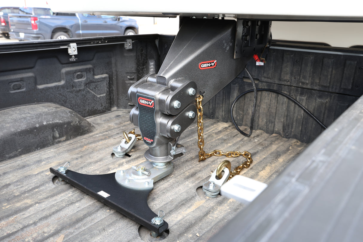 GEN-Y Hitch GH-2423X PHANTOM-X 2.5" Solid Shank 5" Drop 1.6K TW 16K Hitch Dual-Ball & Pintle Lock