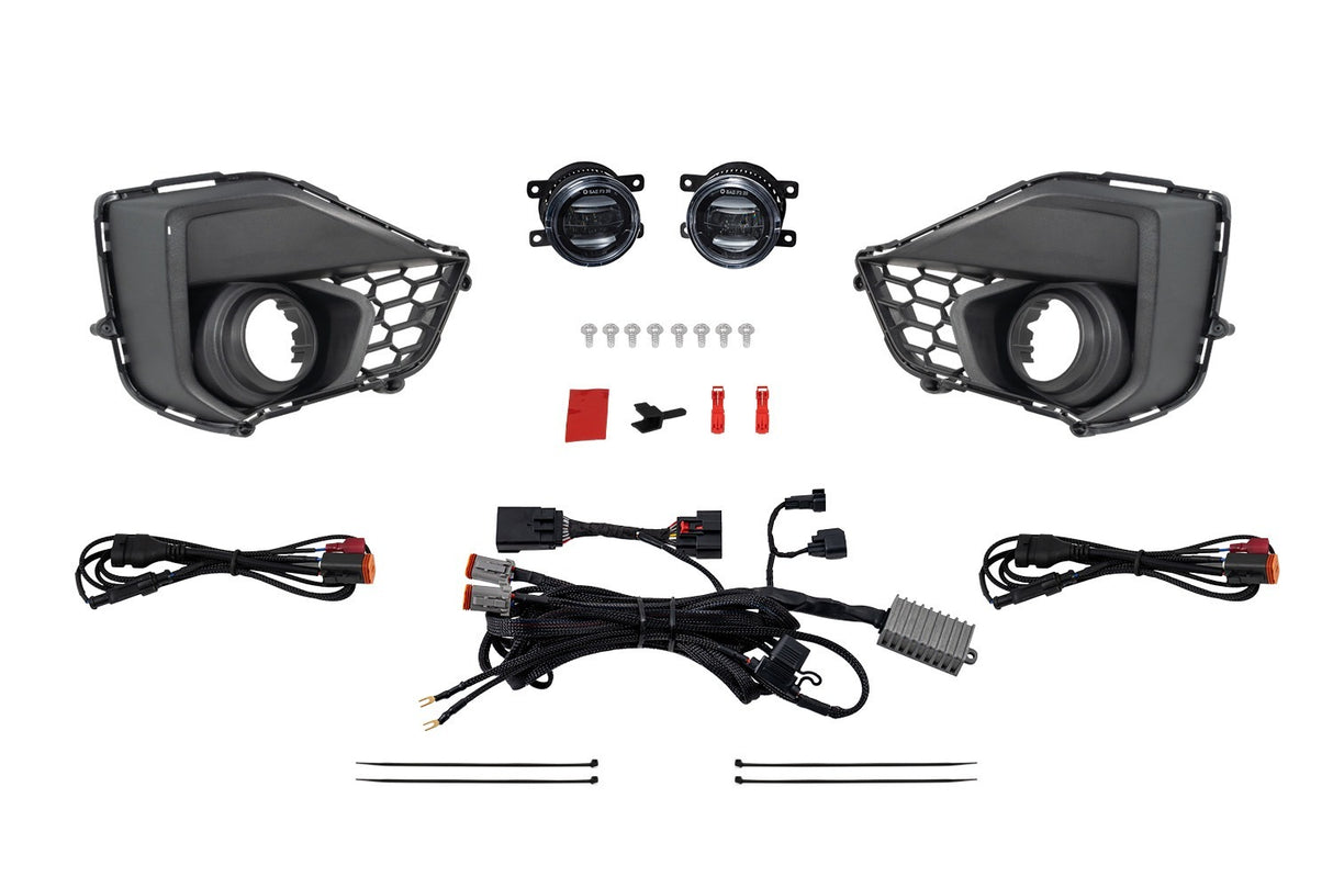 Diode Dynamics - Elite Series Add-On Fog Lamp Kit for 2024 Ford Mustang GT, White - DD7968