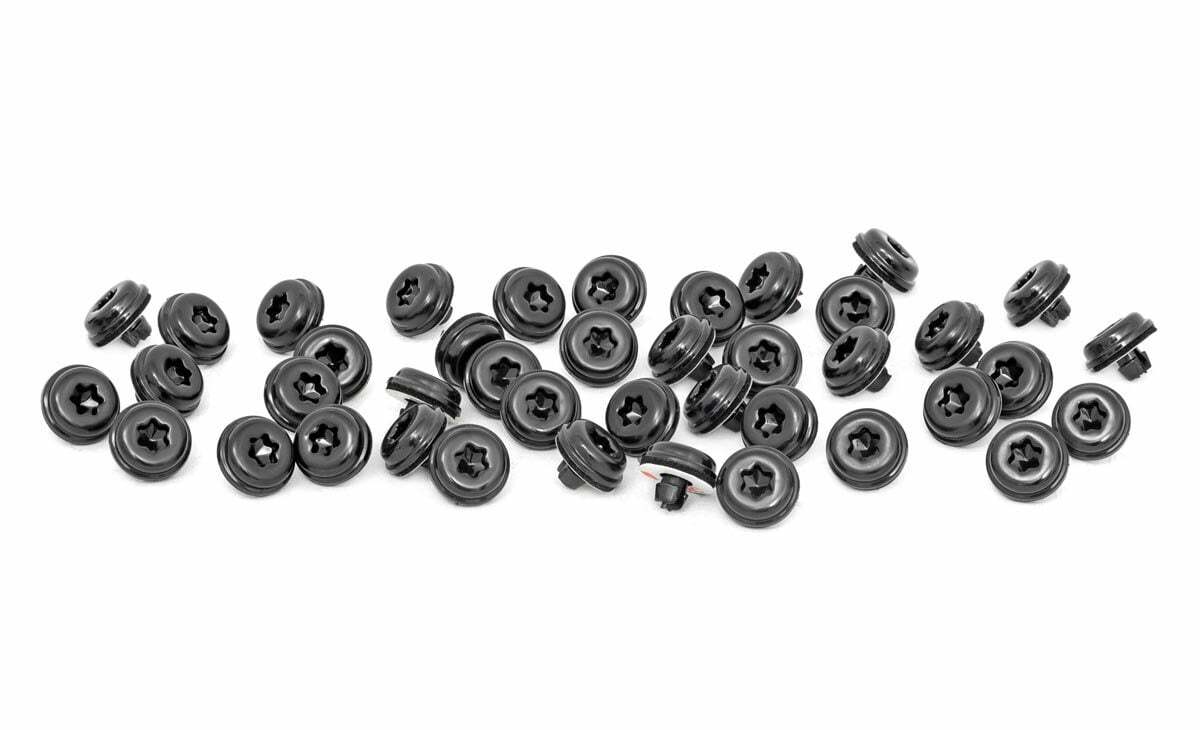 Rough Country 10015 Black Rivet Kit for Fender Flares - 10015
