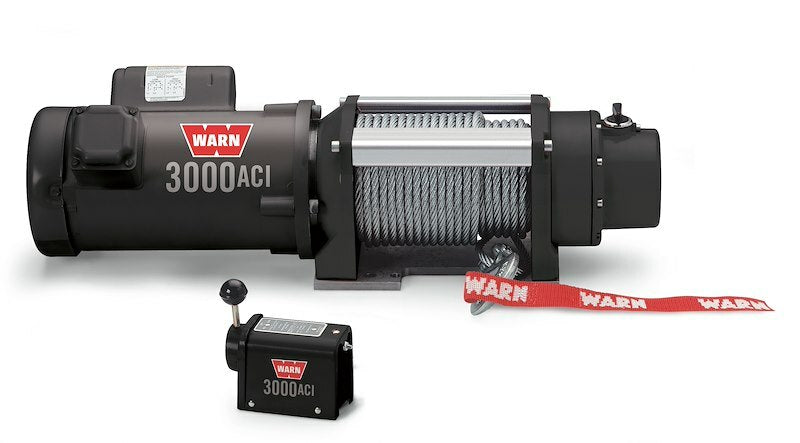 Warn - 3000 ACI 3,000lbs Metal Rope Winch - 93000