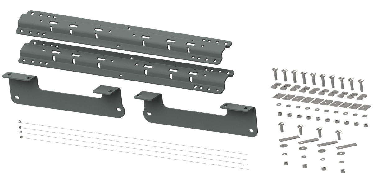B&W - B&W Trailer Hitches RVK2404 Custom Installation Kit For Universal Mounting Rails For Some Ford Trucks