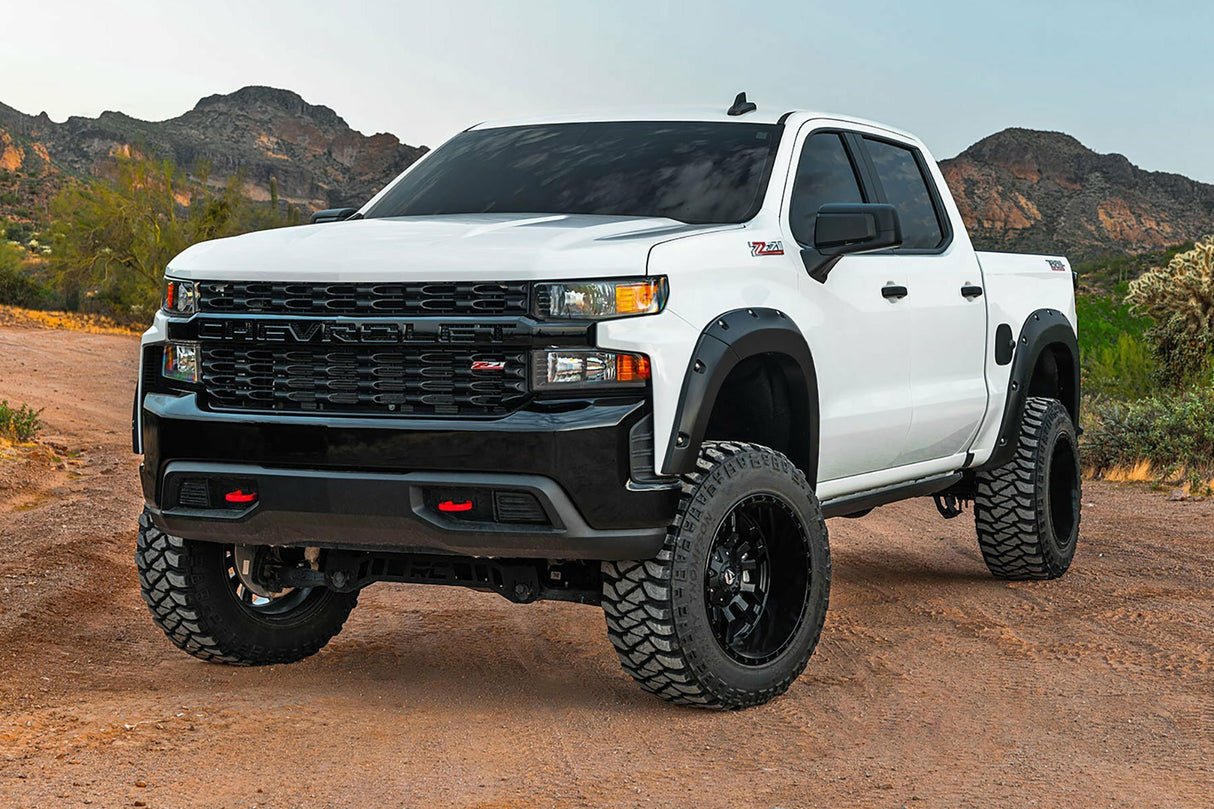 Pocket Fender Flares - G7C Red Hot - Chevy Silverado 1500 2WD/4WD (2019-2021)