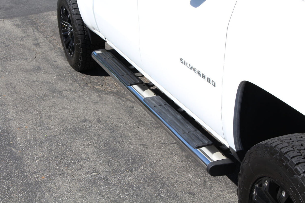 Go Rhino 686404680PS - 6" OE Xtreme SideSteps With Mounting Bracket Kit - Polished Stainless Steel