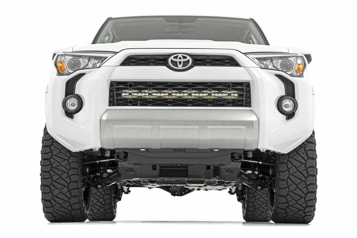 Rough Country - LED Light Kit - Bumper Mount - 30" Black Dual Row - Toyota 4Runner (14-20) - 70786