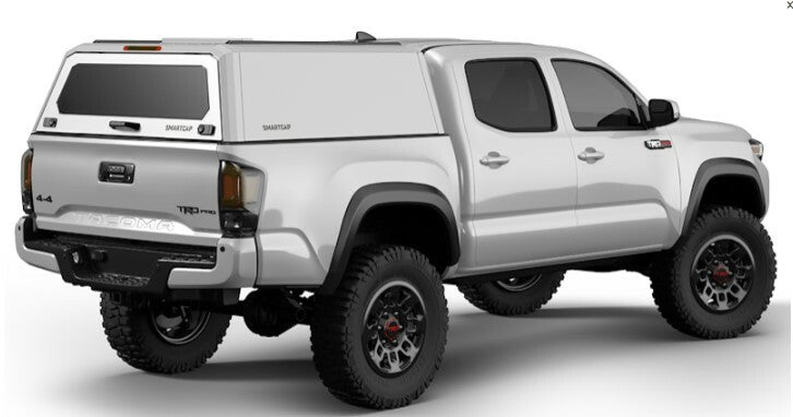 RSI SmartCap - Tacoma Truck Bed Cap EVOh Hatchback OEM White For 16-23 Toyota Tacoma 5 Foot Short Bed - EH1316-WH