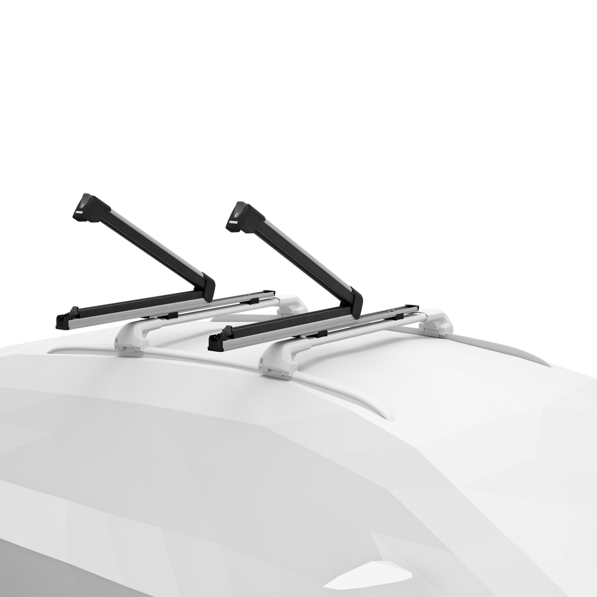 Thule - Snowpack Extender Roof Top Ski and Snowboard Carrier - Silver - 7325