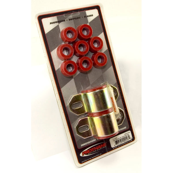 Front Swaybar Bushing Kit, Red, 15/16 Inch; 76-86 Jeep CJ Models
