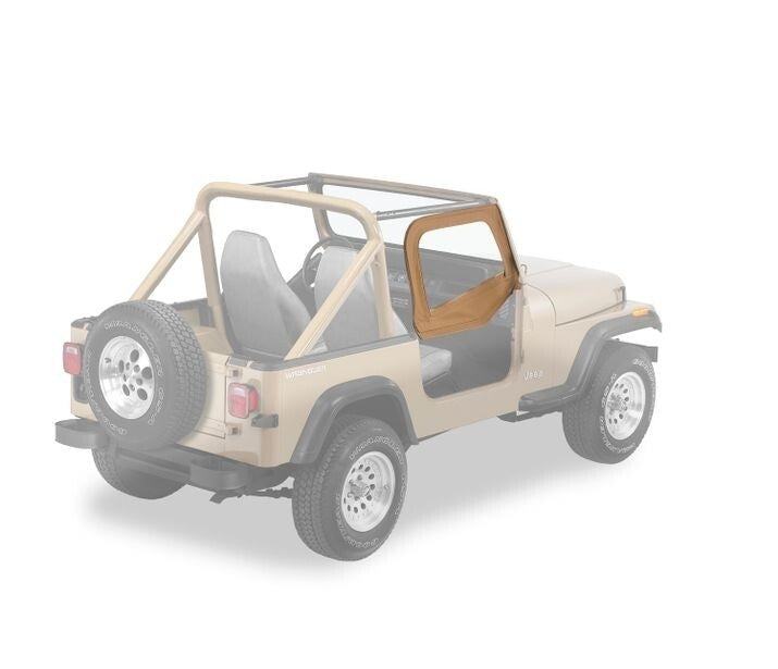 Bestop - 51780-37 - Upper Fabric Half Doors