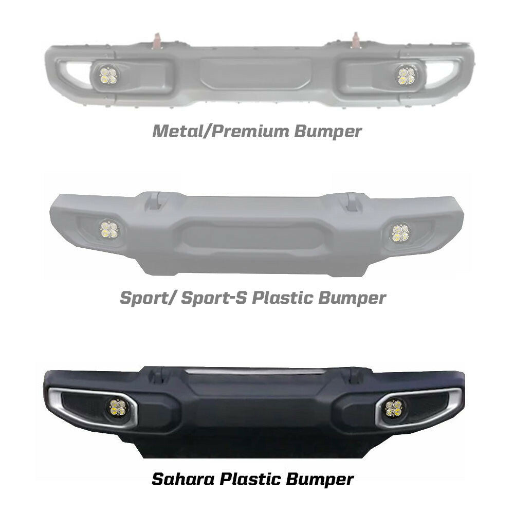 Baja Designs - 447635 - Squadron-R SAE Fog Pocket Light Kit