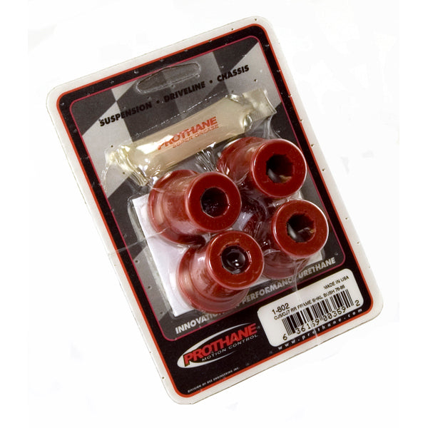 Bushing Set-4, Shackle Rear; 76-86 Jeep CJ Models