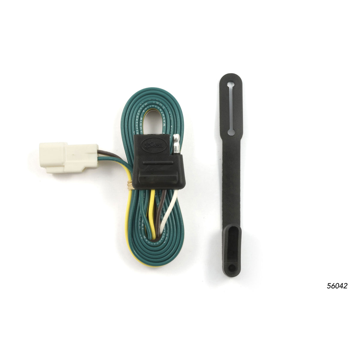 Curt - Custom 4-Flat, Select Toyota Highlander, OEM Tow Package Required - 56042