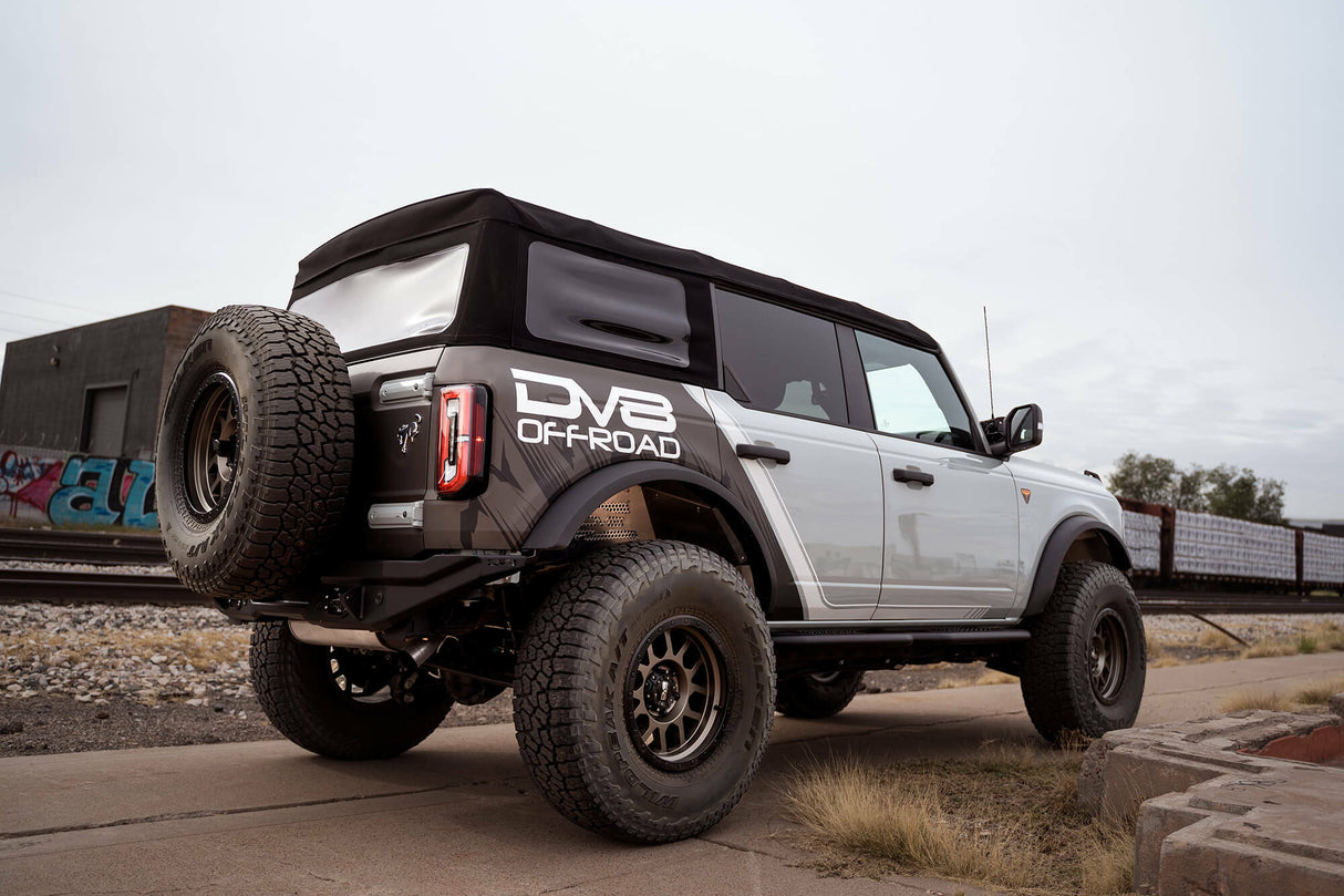DV8 Offroad - Ford Bronco FS-15 Series Rear Bumper - RBBR-02