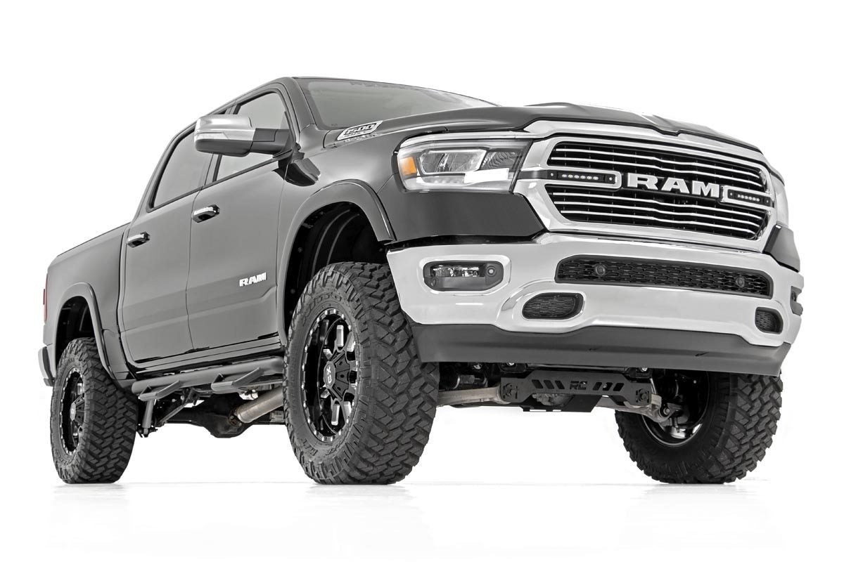 Rough Country - Dual 6in LED Grille Kit - Black Slimline - Ram 1500 2WD 4WD (19-23) - 70783
