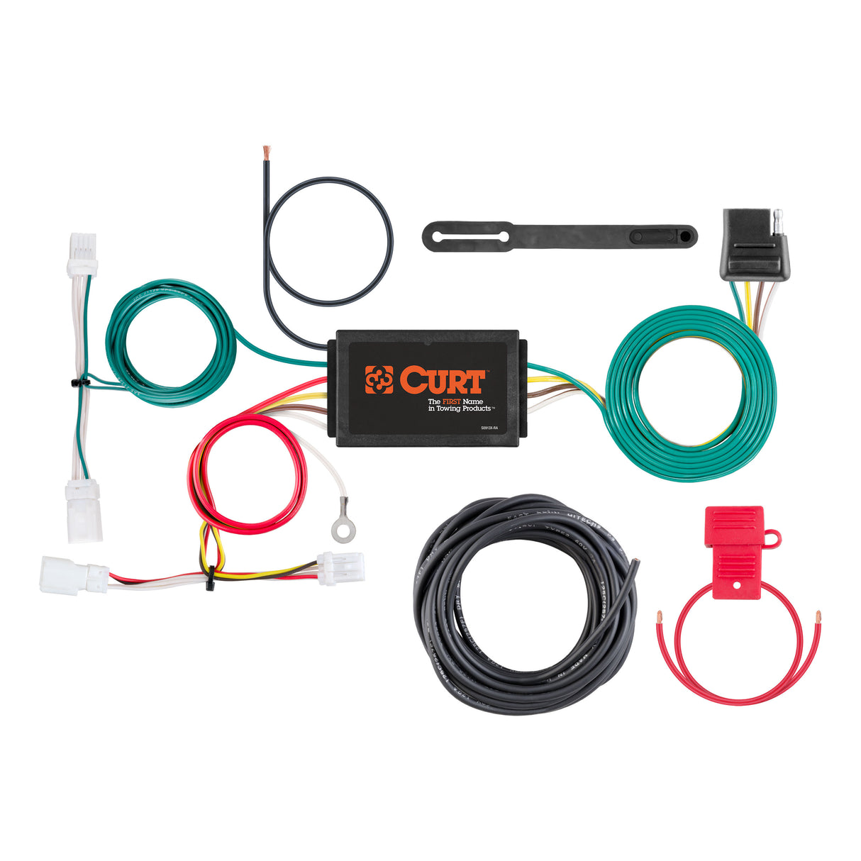 Curt - Custom Wiring Harness, 4-Way Flat Output, Select Kia Niro - 56376