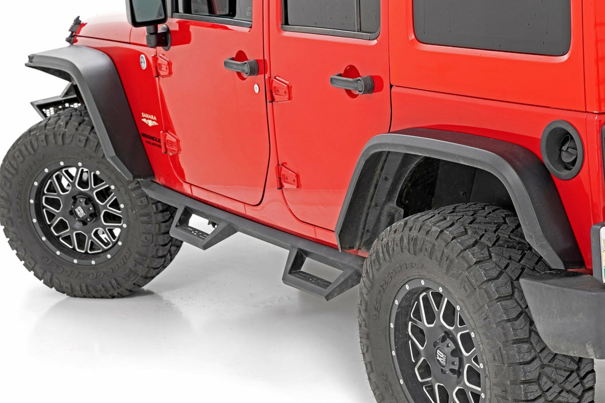 Rough Country 99037 High Clearance LED Flat Fender Flare Kit - 99037
