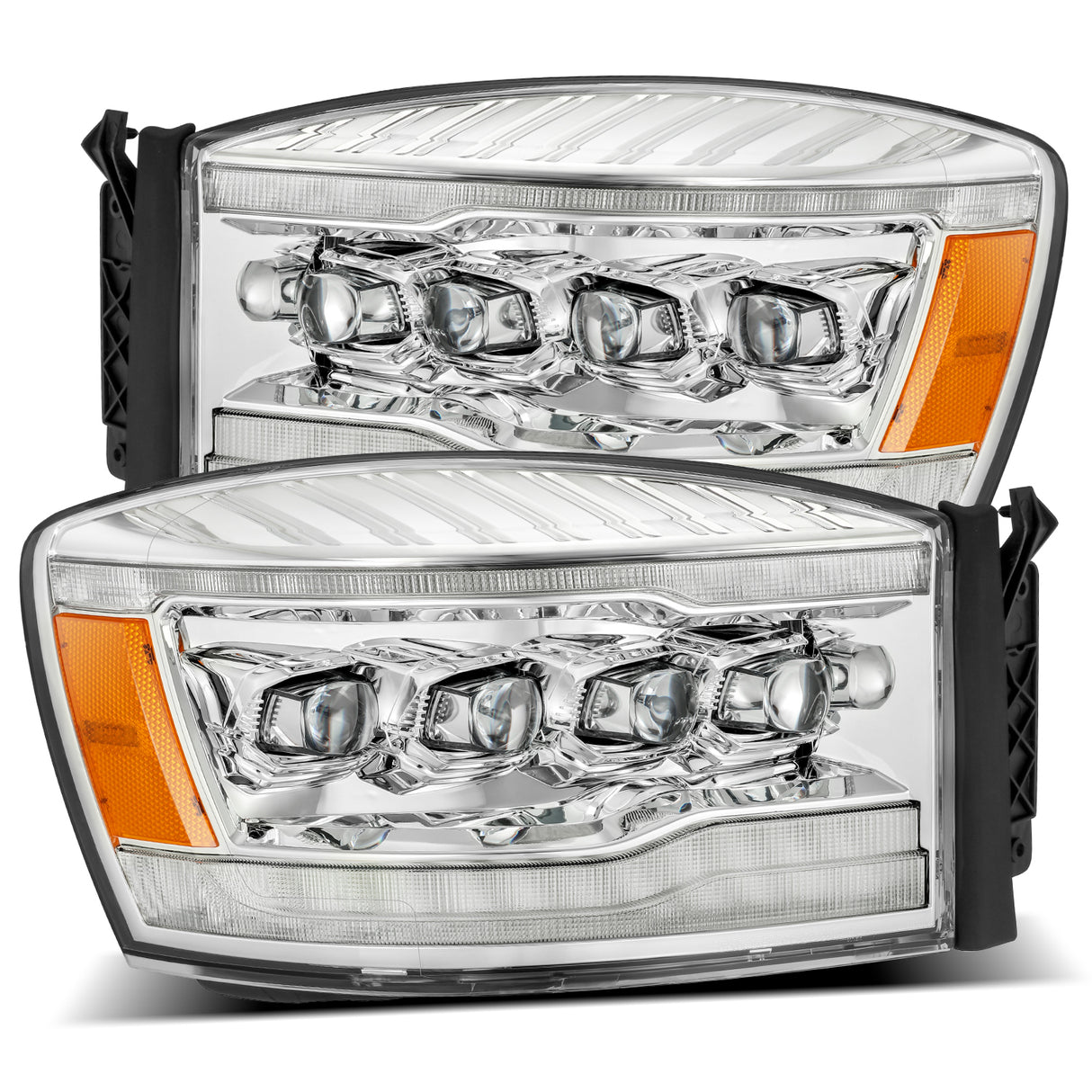 AlphaRex 880537 LED Projector Headlights in Chrome