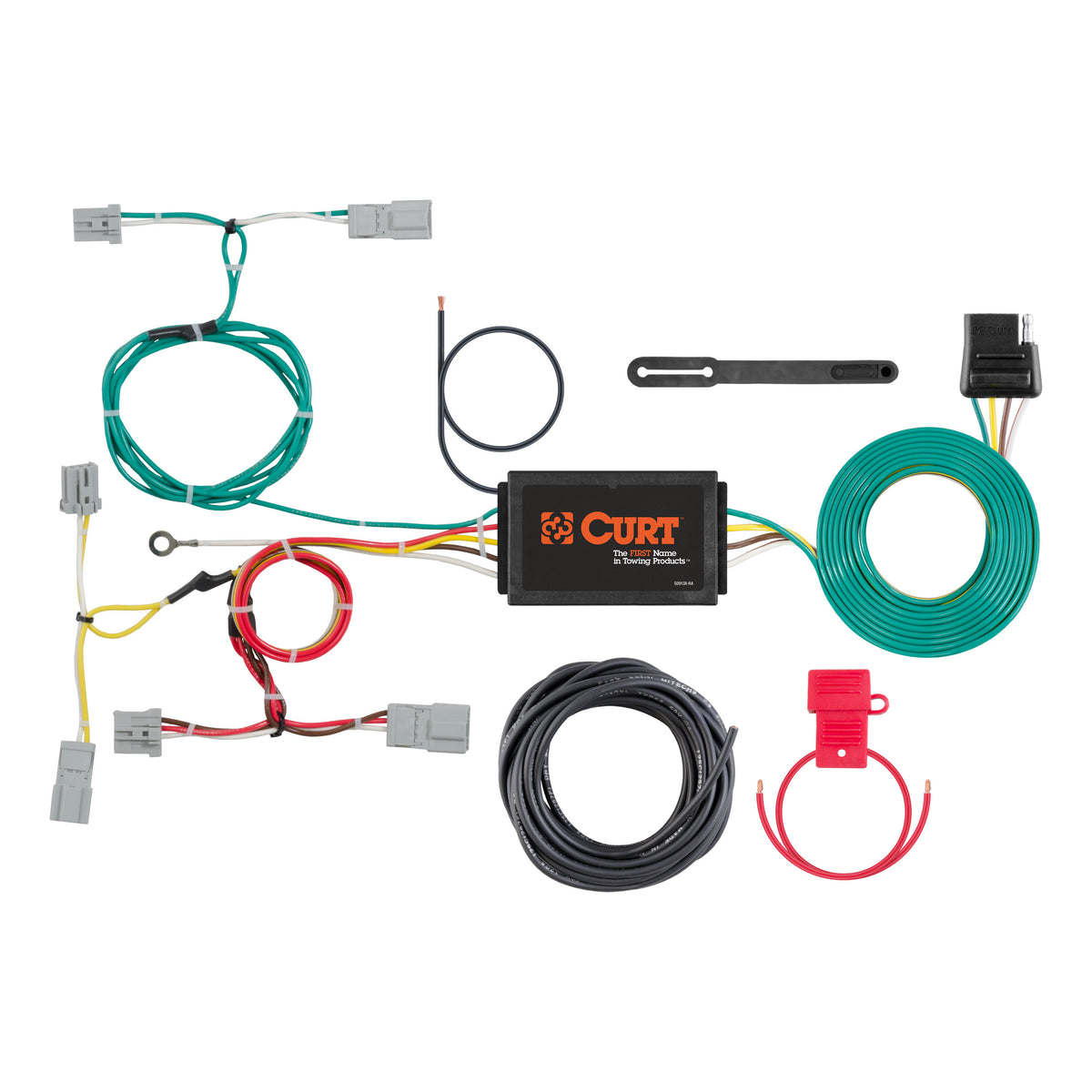 Curt - Custom Wiring Harness, 4-Way Flat Output, Select Mazda CX-5 - 56310