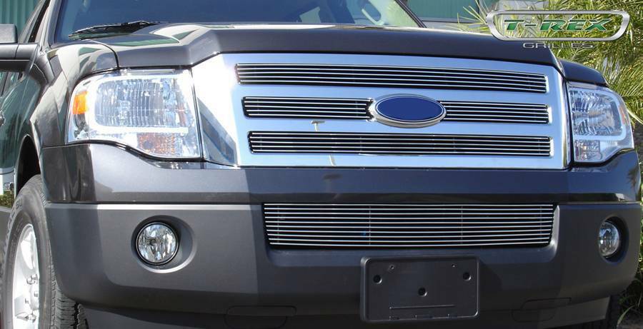 T-Rex Grilles - 4 Pc Horizontal Aluminum Billet Grille Bolt-On - 21594