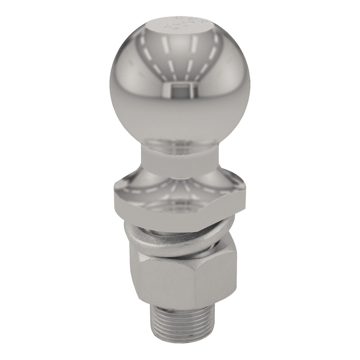 Curt - 2" Trailer Ball (1" x 2-1/8" Shank, 6,000 lbs., Stainless) - 40053