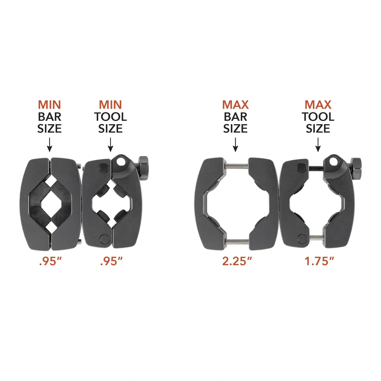 DMOS Full Mounty Shovel/Axe Roll Bar Mount