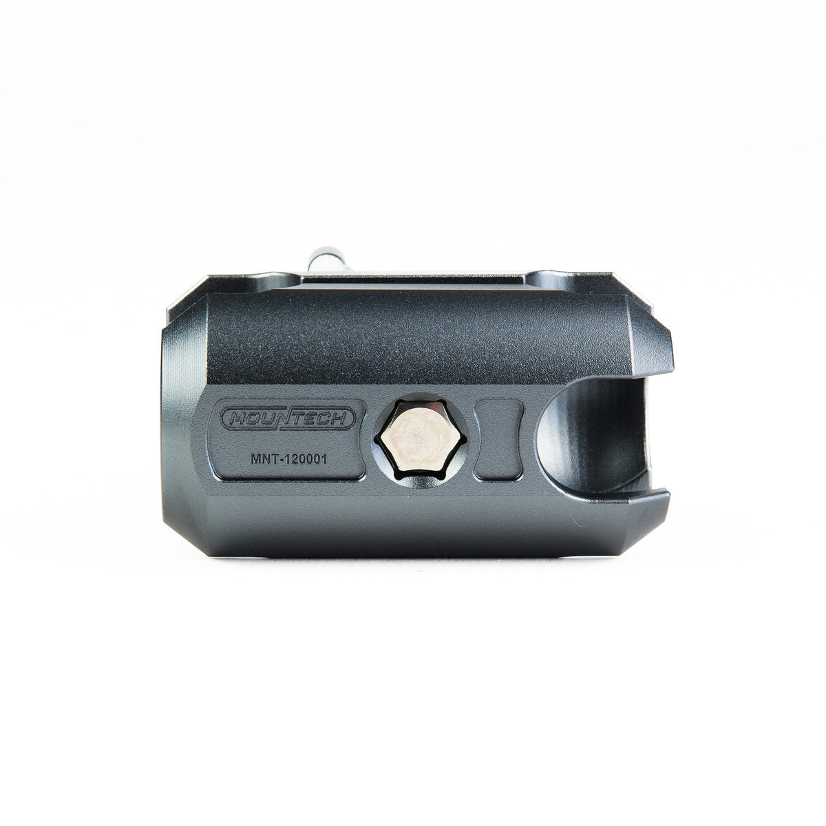 Mountech Double Socket Arm - Short (1.5"), 1in Ball, Storm Gray