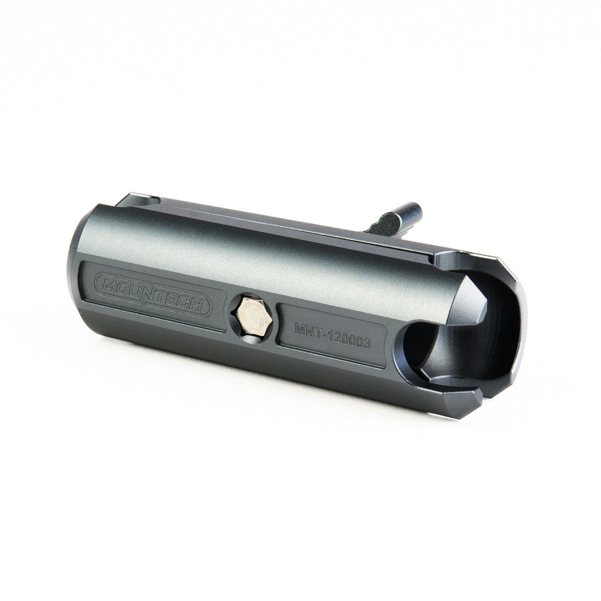 Mountech Double Socket Arm - Medium (3"), 1in Ball, Storm Gray