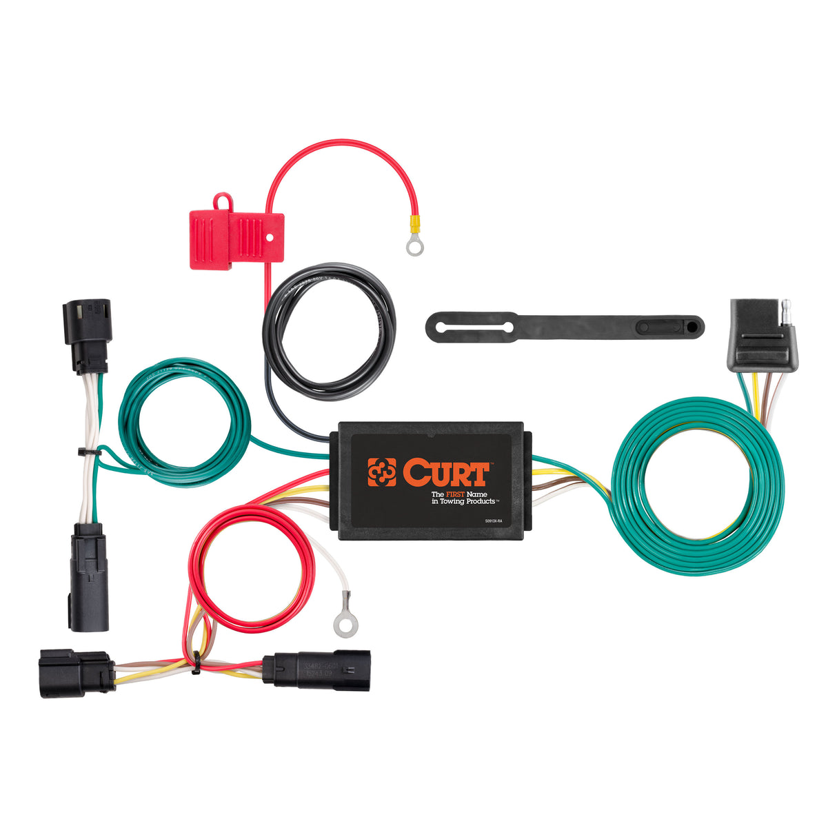 Curt - Custom Wiring Harness, 4-Way Flat Output, Select Chevrolet Volt - 56315