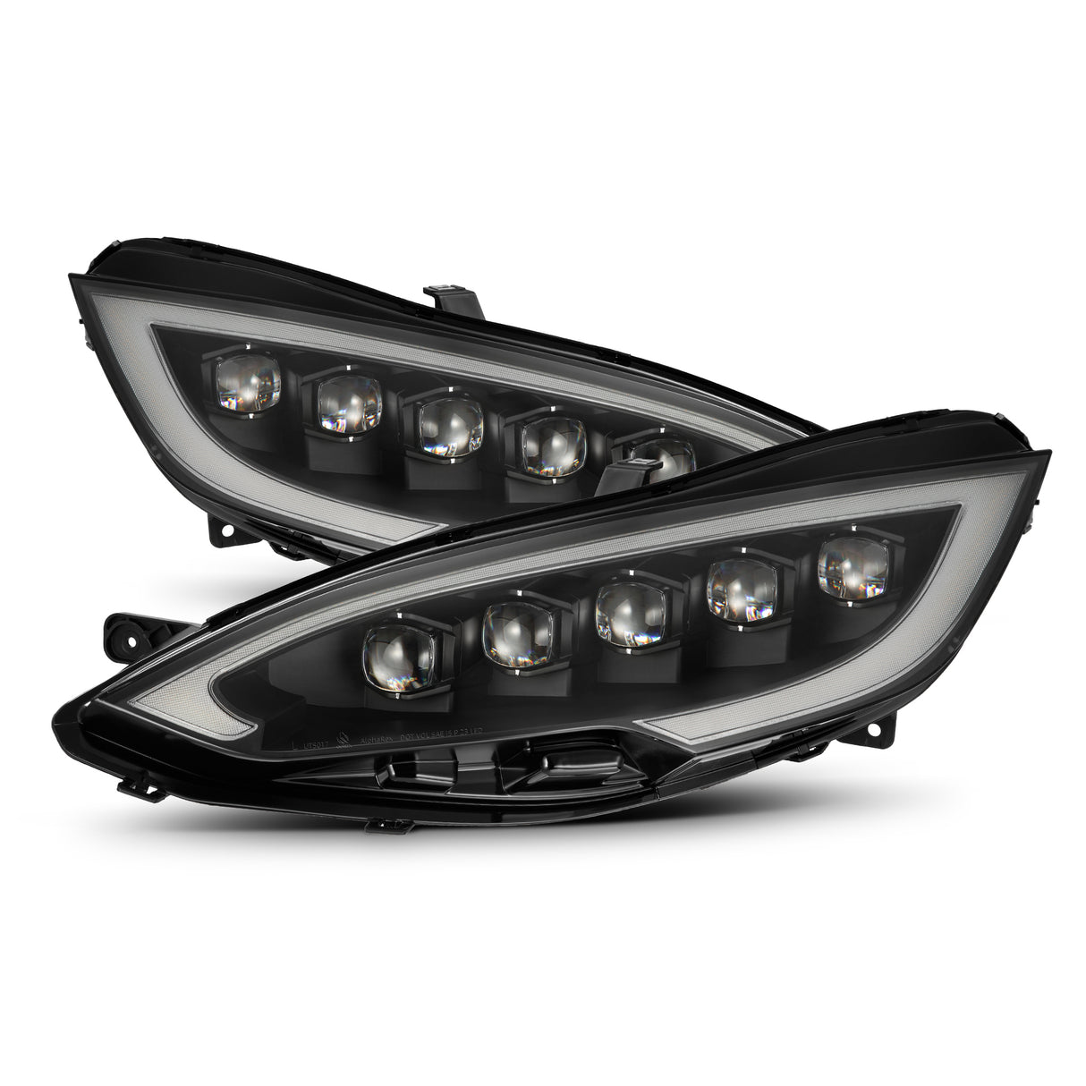 AlphaRex 880877 Projector Headlights Black