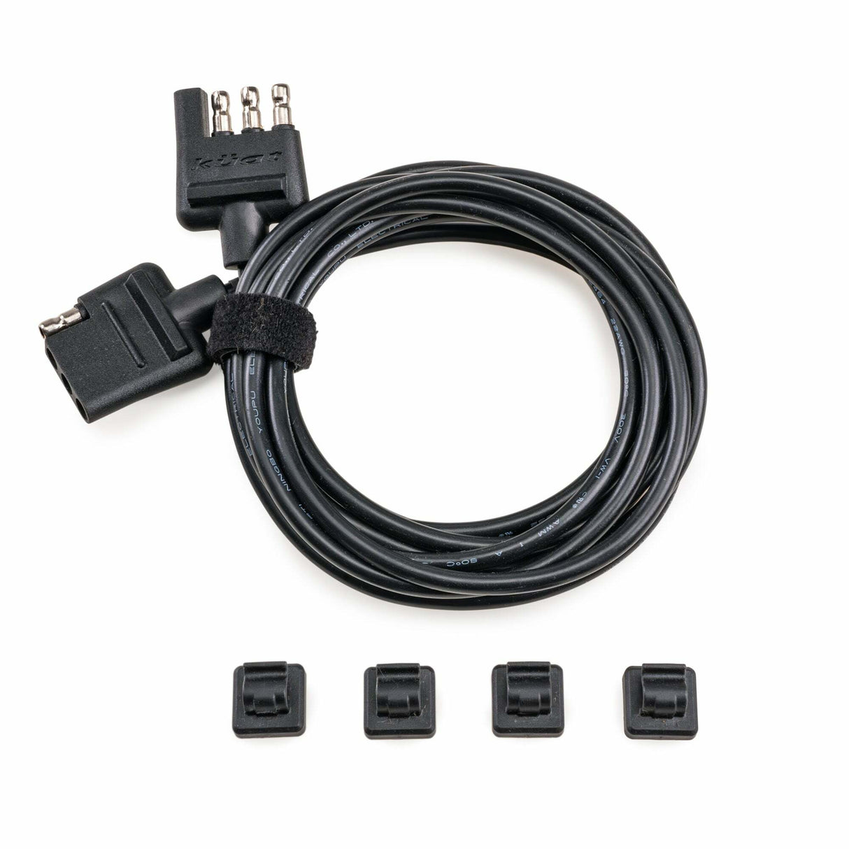 Kuat - 4 Pin Flat Rack to Car Wiring Harness, Long - APWHE2