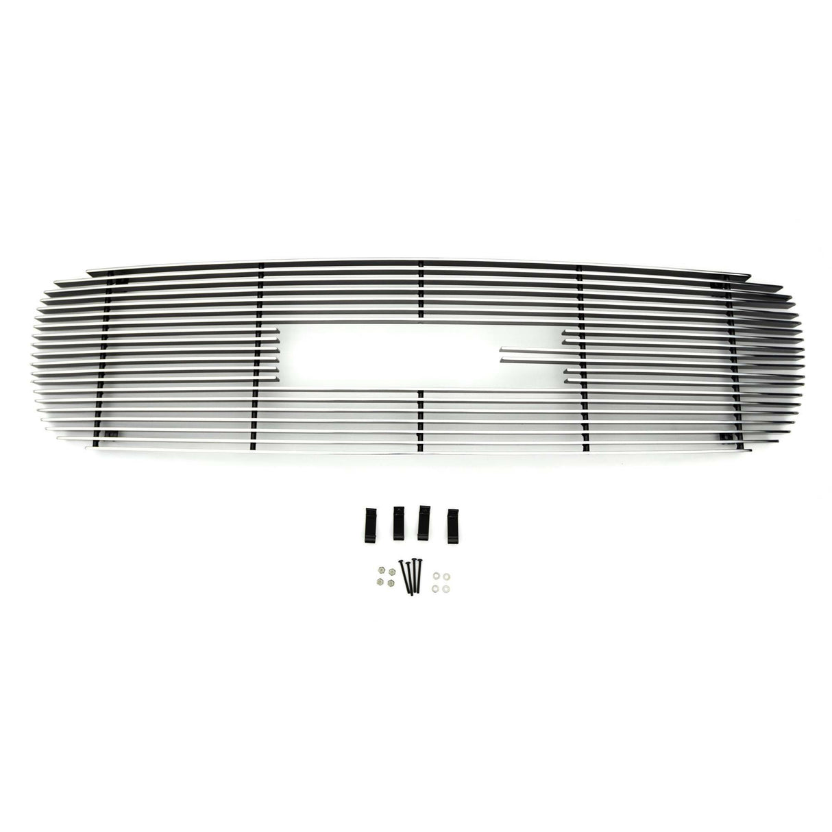 T-Rex Grilles - 1 Pc Horizontal Aluminum Billet Grille Overlay - with logo opening - 21175