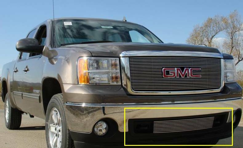 T-Rex Grilles - 1 Pc Horizontal Aluminum Billet Bumper Grille Bolt-On - 25205
