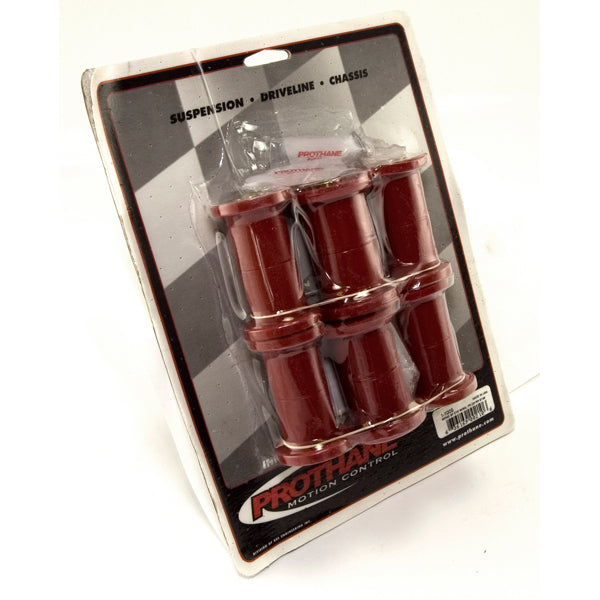 Leaf Spring Bushing Kit, Front or Rear, Red; 87-95 Jeep Wrangler YJ