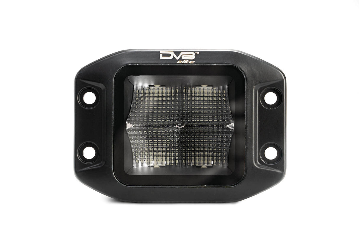 DV8 Offroad - 3-Inch Elite Series LED Flush Mount Pod Light - BE3FMW40W