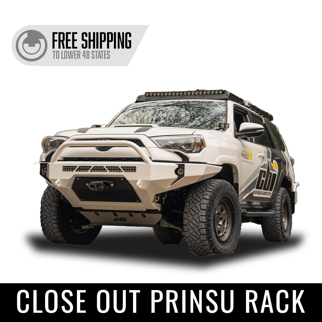 Prinsu - Close Out Original 5th Gen Toyota 4Runner Prinsu Roof Rack Full Non-Drill | 2010-2024 - 400-000-020-026