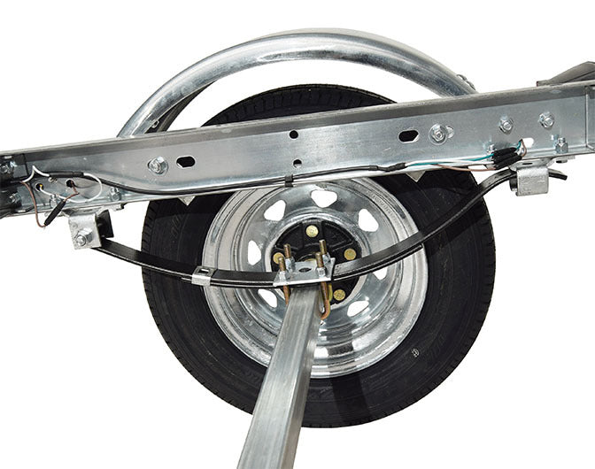 Malone - MicroSport LowBed 2 Kayak Trailer Package (2 Sets Bunks & Spare Tire) - MPG464-LBB