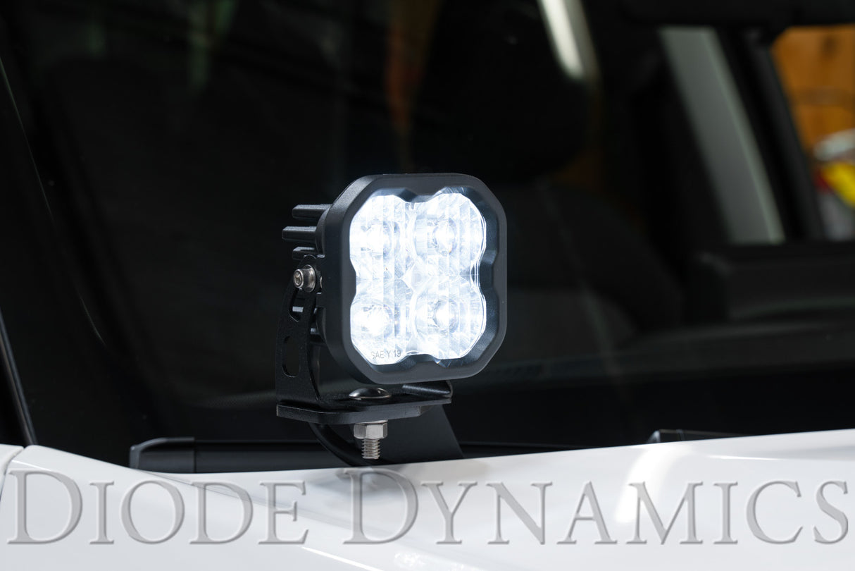 Diode Dynamics - SS3 LED Ditch Light Kit for 2021 Ford Bronco Sport Sport Yellow Combo - DD7139