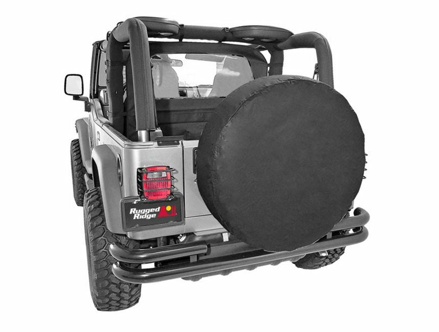 Rugged Ridge - 33-35 In Tire Cover, Black Diamond, Universal Fit - 12803.36