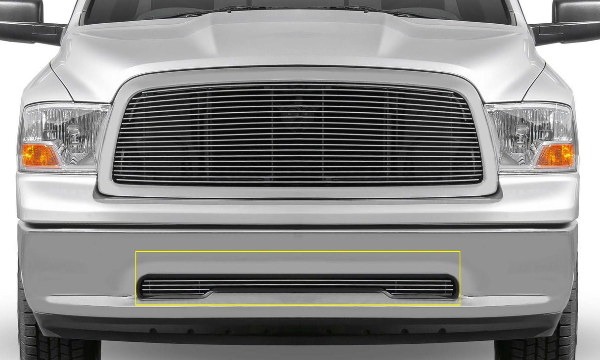 T-Rex Grilles - 1 Pc Horizontal Aluminum Billet Bumper Grille Overlay - 25456
