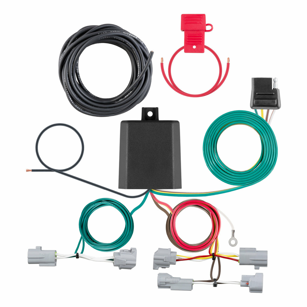 Curt - 56479 Custom Wiring Harness, 4-Way Flat Output, Select Toyota Corolla Cross - 56479
