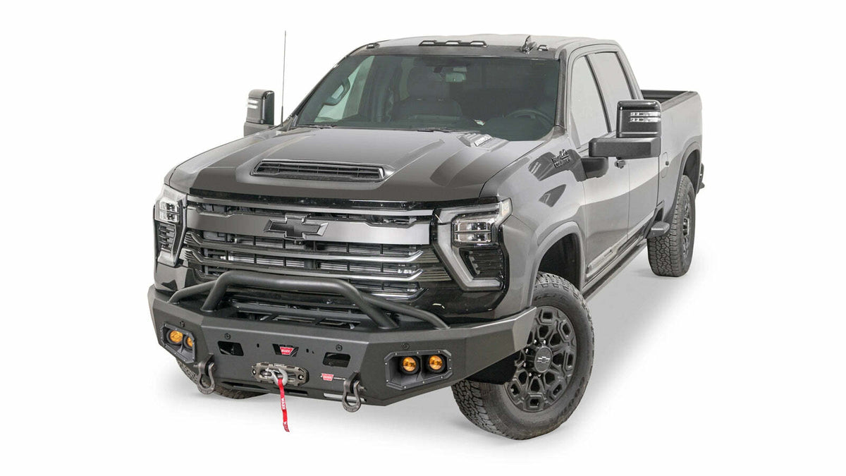 Warn - Ascent HD Front Bumper with Prerunner Grille Guard for 2024-2026 Chevrolet Silverado 2500/3500 HD - 110914