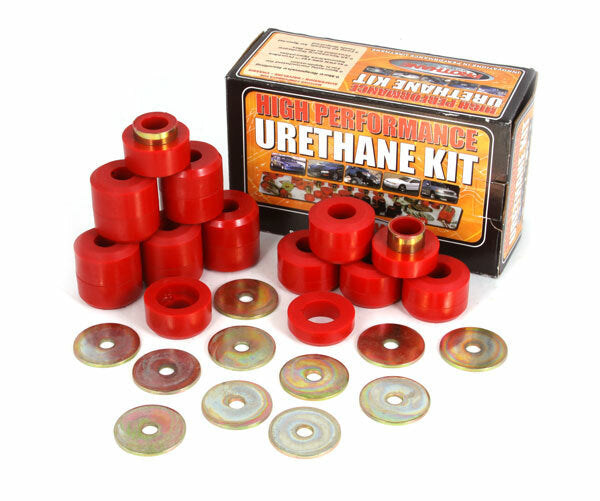 Body Mount Kit, 22 Pieces; 97-06 Jeep Wrangler TJ