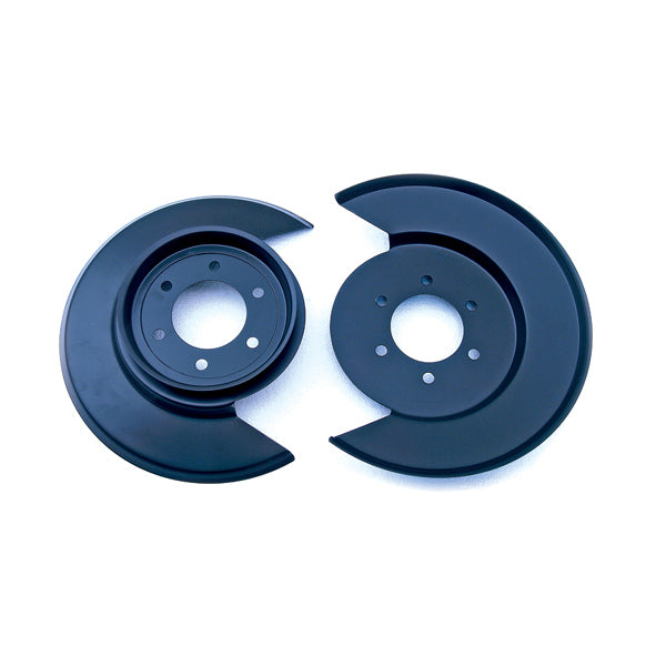 Disc Brake Dust Shield, Black; 77-78 Jeep CJ Models