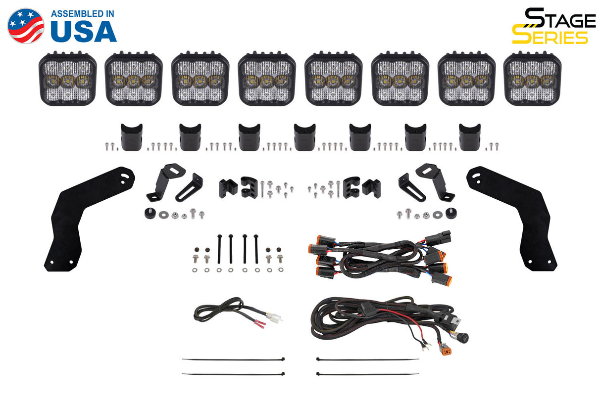 Can-Am Maverick X3 SS5 Sport CrossLink Roof White Combo Lightbar Kit